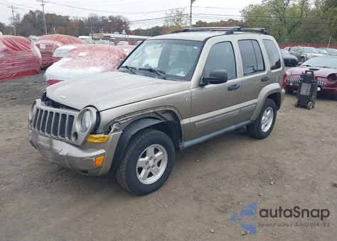 2007 Jeep Liberty Sport из США, поврежденный, VIN 1J4GL48K17W703532